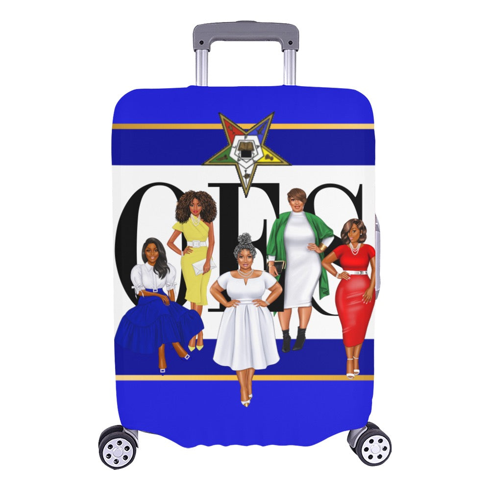OES (GOLD STRIPE) LUGGAGE COVER